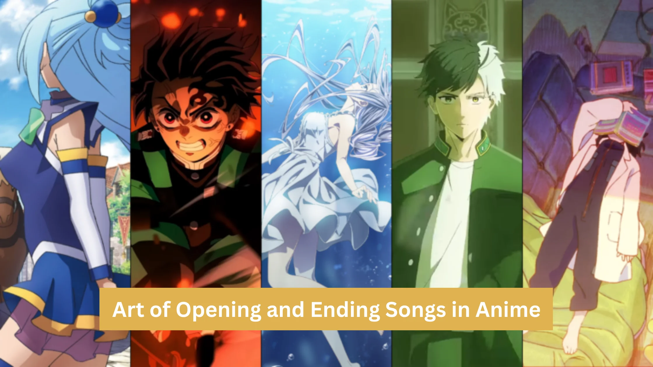 anime opening and ending songs
