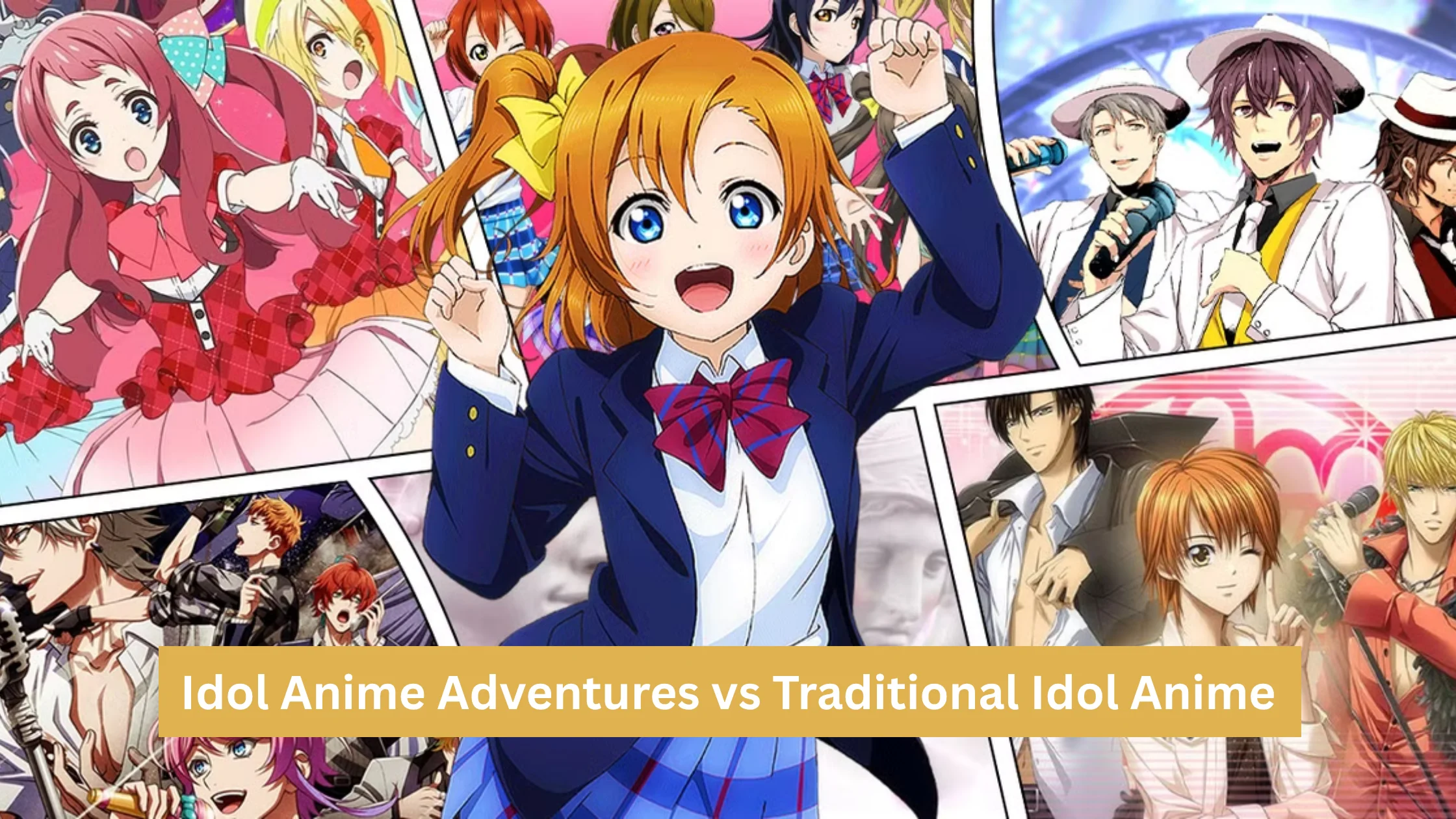 Idol Anime Adventures vs Traditional Idol Anime