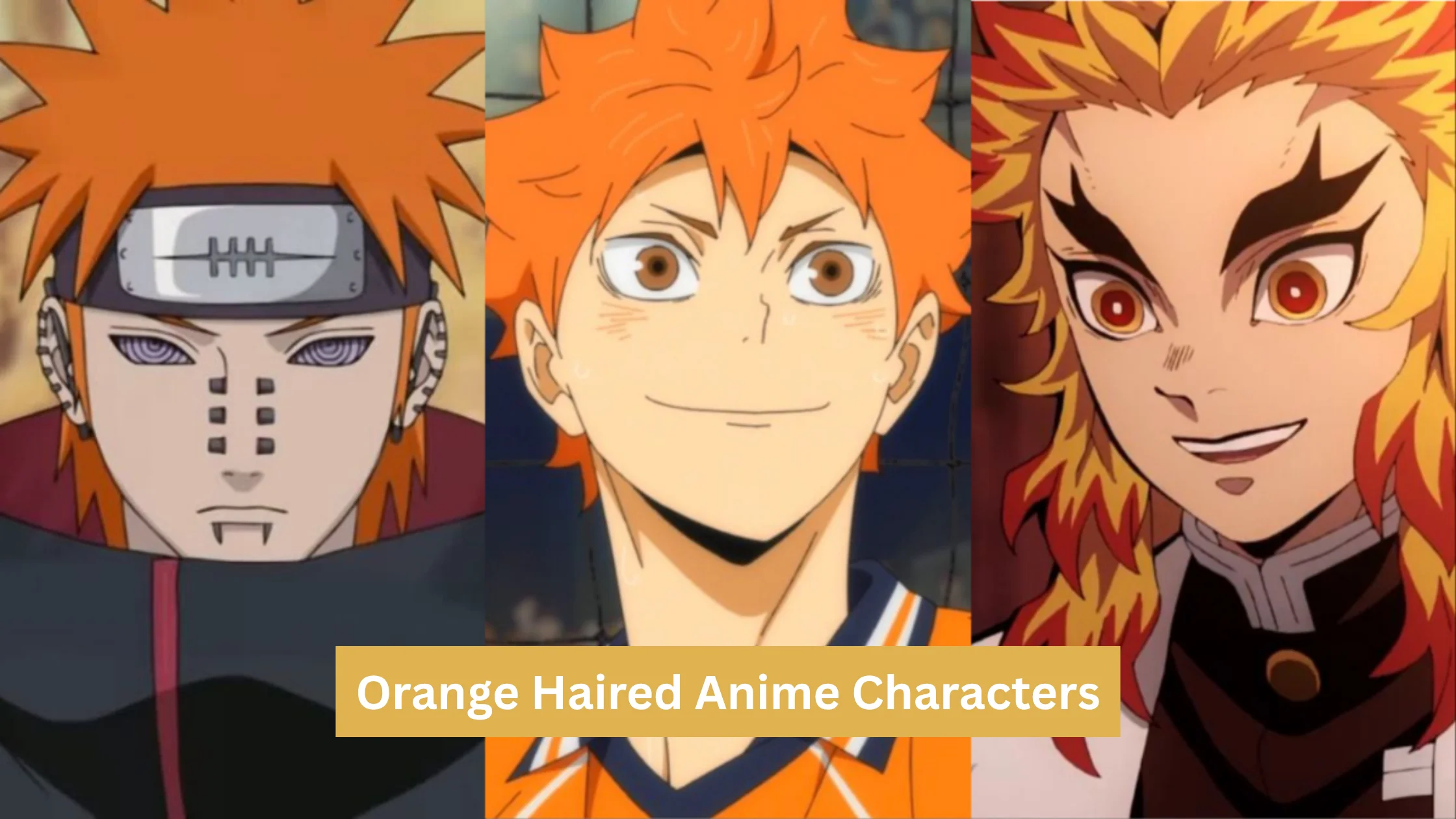 Orange Haired Anime Characters