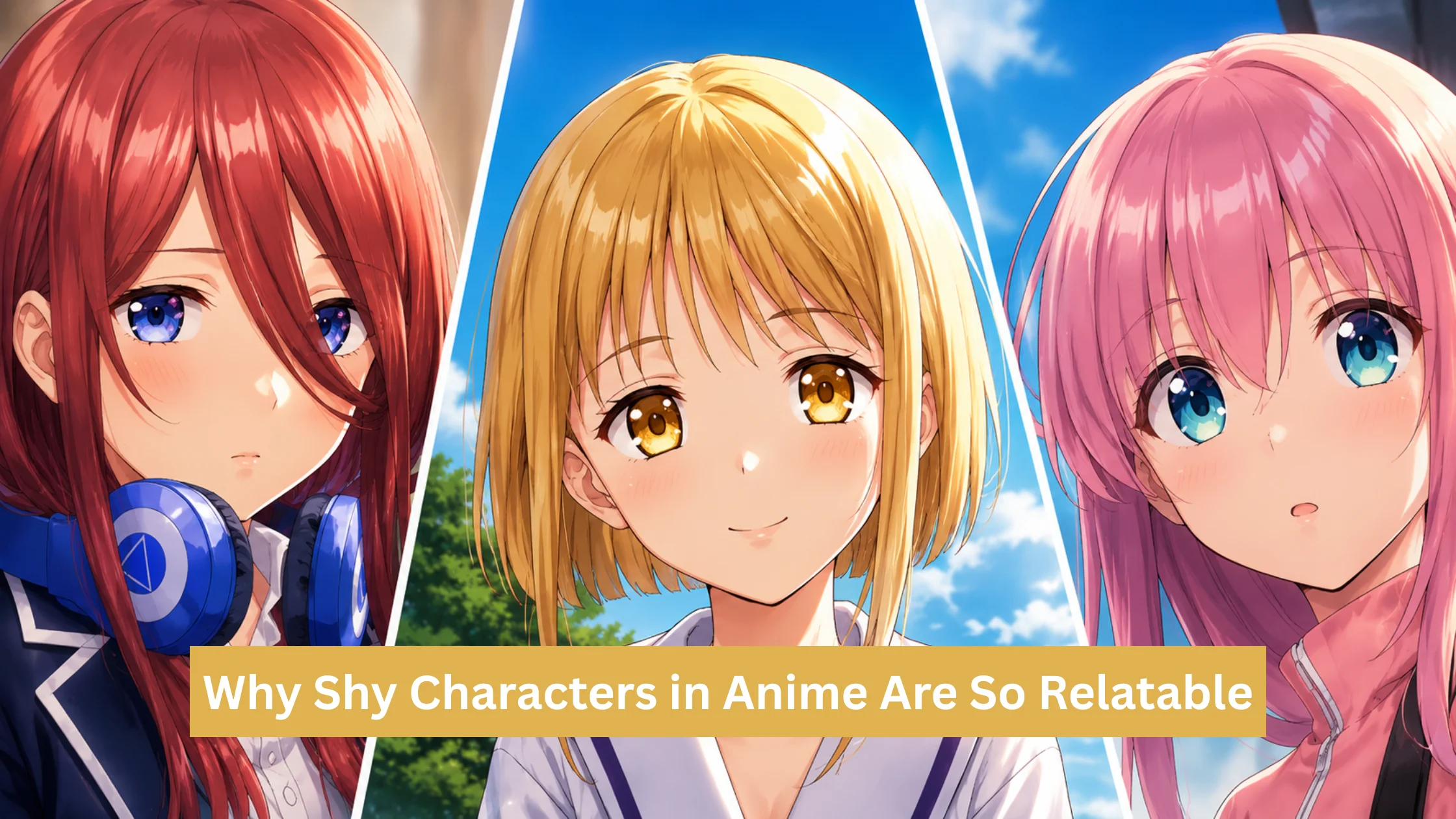 Shy Characters in Anime